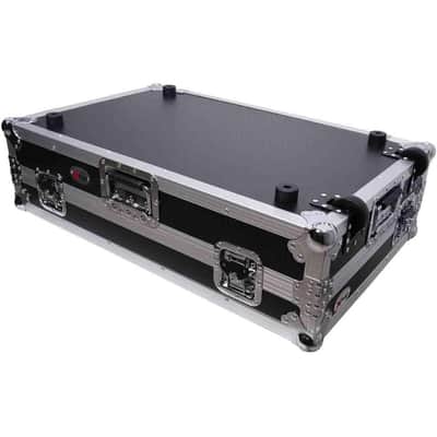 ProX ATA Flight-Style Road Case with Laptop Shelf for DDJ-FLX10 and DDJ-GRV6 Controllers (Black / Silver) image 3