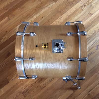 Yamaha Oak custom 18" kick drum bass Natural jazz bop image 2