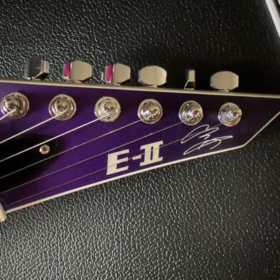 ESP E-II Alexi Laiho Signature Ripped - Purple Fade Satin with Pinstripes image 19