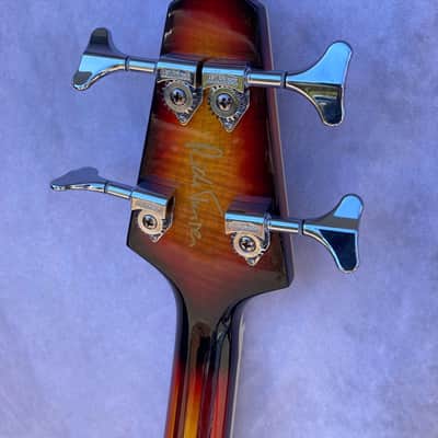 Rick Turner Model 1 Bass CP DLX Short Scale Custom 2021 Burst image 4
