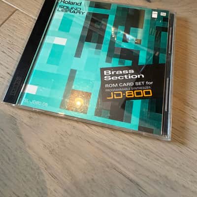 Roland Brass Section ROM Card JD-800 JD-990 SL-JD80-05 - COLLECTOR CONDITON