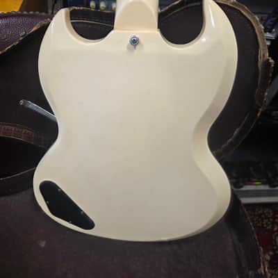 Gibson Les Paul/SG Junior Solidbody Electric Guitar 1962 - Factory Polaris White image 10