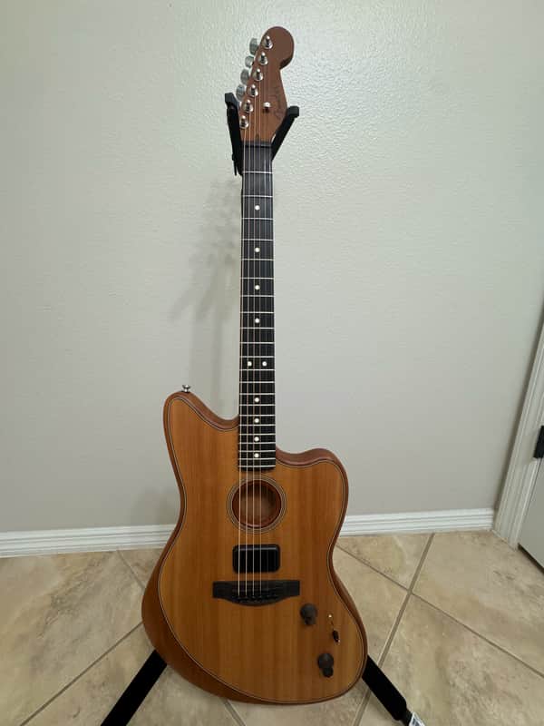 Fender American Acoustasonic Jazzmaster - Natural image 1