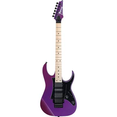 Ibanez Genesis Collection RG550-PN 6-String Solid Body Electric Guitar with Maple Fretboard, Right-Handed, Purple Neon image 2