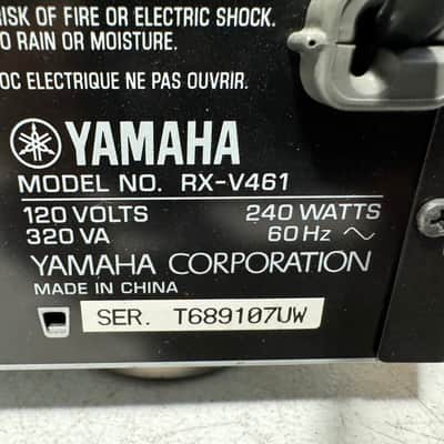 Yamaha RX-V461 Receiver HiFi Stereo 5.1 Channel Home Audio Surround AM/FM Tuner image 6