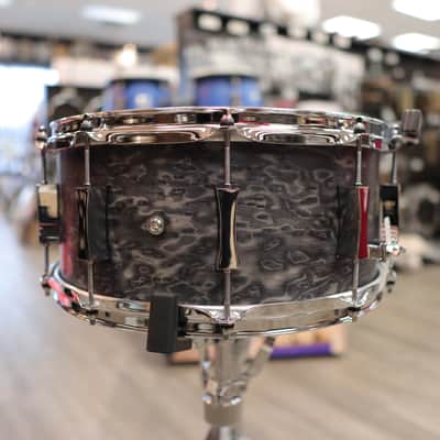 Pork Pie 6.5x14" Shadow Maple Snare Drum w/ Matching Gruv-X X-Click CLICKMATE image 6