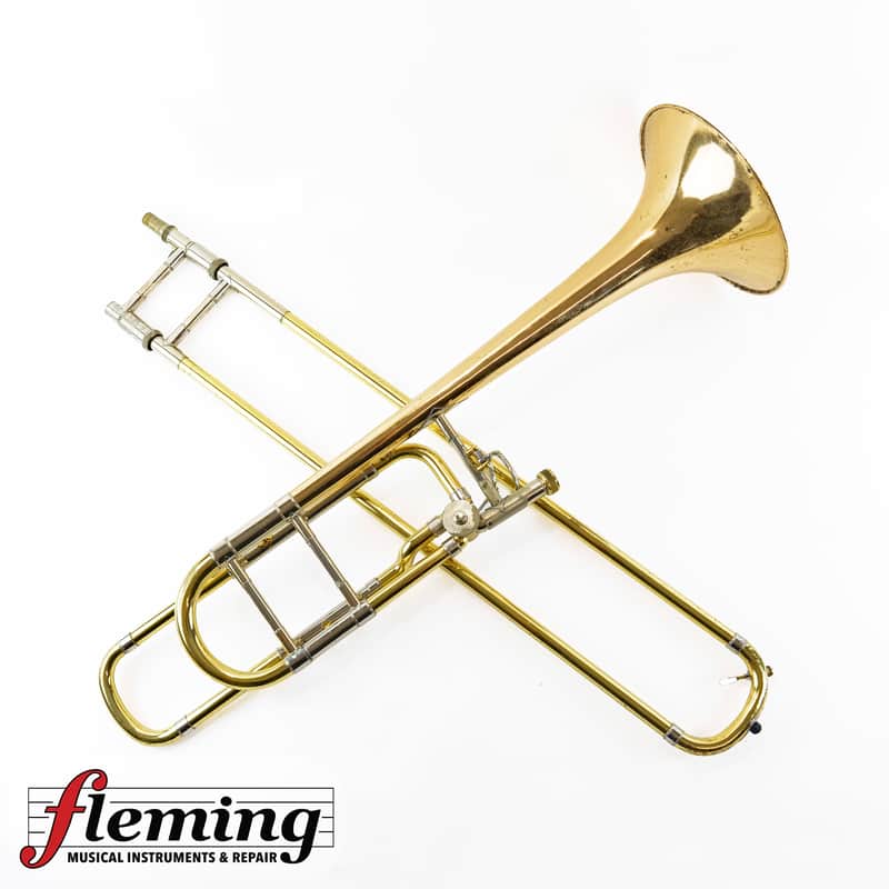 Bach Stradivarius 42G Professional Tenor Trombone - Gold Brass Bell image 1