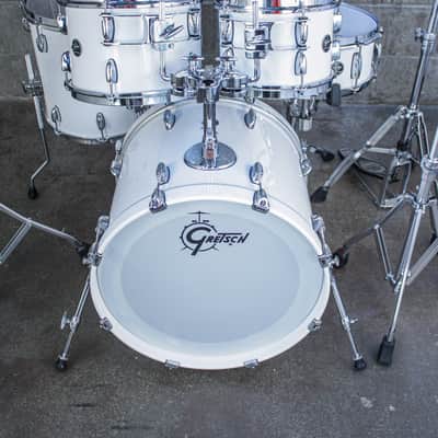 Gretsch Renown Piano White 5-Piece Kit (20/14/12/10/SD) image 13