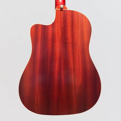 Epiphone Inspired by Gibson J-45 Standard Acoustic-Electric Guitar - Vintage Sunburst image 4