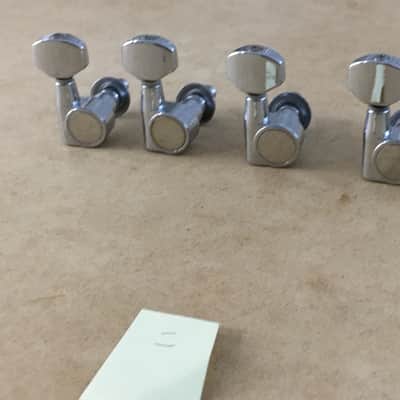 Vintage Genuine Fender Squier 2 Pin Mount Guitar Tuners Light Relic Drilled Post image 2