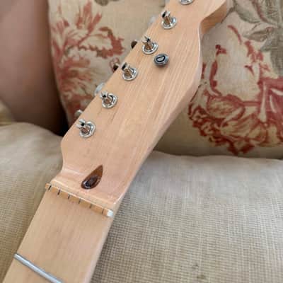 Warmoth Tele 1/4 sawn SS frets w/"Tuners" image 3