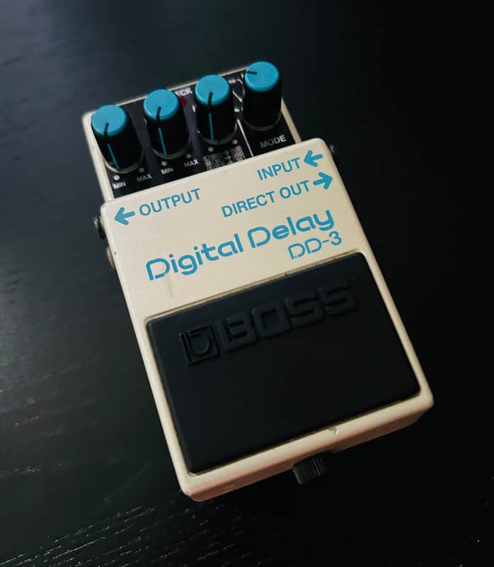 1986 BOSS DD-3 Digital Delay Japan (First Month Production) - Blue Label Long Chip MIJ image 1
