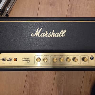 Marshall Origin ORIGIN50H 50-Watt Tube Guitar Amp Head 2018 - Present - Black image 1