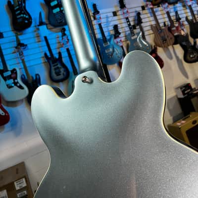 Epiphone Dave Grohl DG-335 Semi hollowbody Electric Guitar - Pelham Blue FREE PLEK! 687 image 10