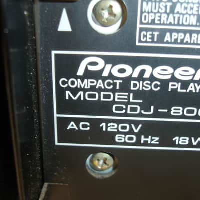 Pioneer DJ CDJ-800 Digital CD Deck Player w/ Road Case image 11