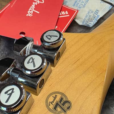 Fender American Ultra Telecaster 75th Anniversary BRAND NEW Texas Tea Metallic Finish USA Tele Noiseless Pickups Electric Guitar NEW IN BOX image 3