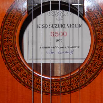 MADE IN 1970 - KISO SUZUKI VIOLIN G500 - RAMIREZ 1a CLASS CLASSICAL CONCERT GUITAR - CEDAR/BRAZILIAN ROSEWOOD image 6