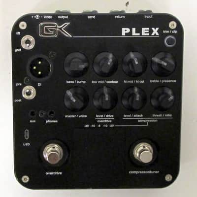 Used Gallien-Krueger PLEX 4-Band Active Bass Preamp Pedal VGC image 1