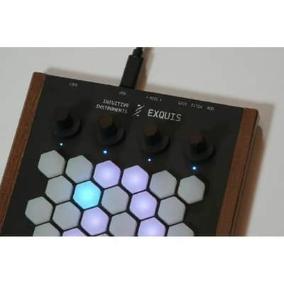 Intuitive Instruments Exquis Deluxe Expressive MIDI Controller (wooden side) image 3