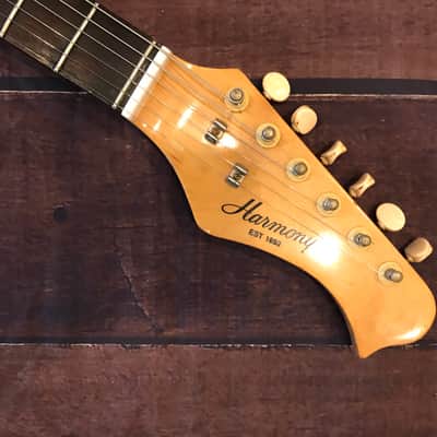 Harmony H804 Electric Guitar Olympic white image 4