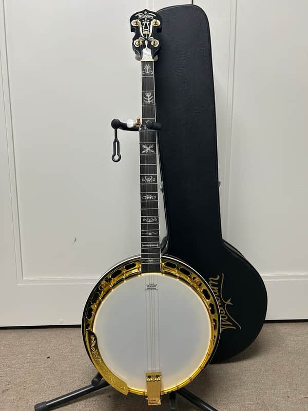 Washburn Americana Series B17K-D-U 5-String Resonator Banjo w/Hard Case- B-Stock image 1