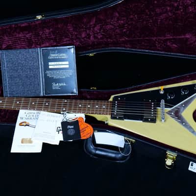 Gibson Custom Shop '59 Flying V Mahogany VOS 2017 TV Yellow 1959 Reissue image 2