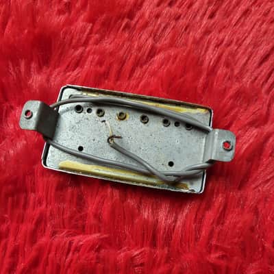Unknown Brand Pair of Chrome Covered "Faux Buckers" Humbuckers - Possibly 1970's - 2000's - 2.98K and 3.06K - Ceramic Magnet - 49.5mm Pole Spacing - Possibly From Japan MIJ image 3