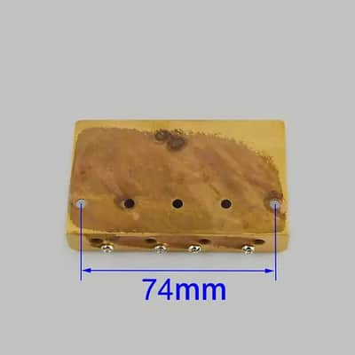 4 String Precision Jazz Bass Brass Materiel Bridge image 6