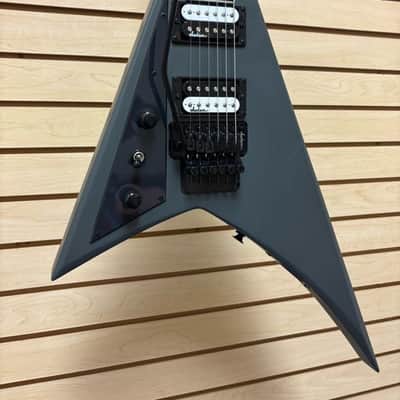 Jackson JS32 Rhoads Satin Gray Left-Handed w/ SKB V Case image 4