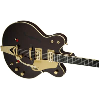 Gretsch G6122T-62 Vintage Select Edition '62 Chet Atkins Country Gentleman Hollow Body with Bigsby, TV Jones, Walnut Stain image 7