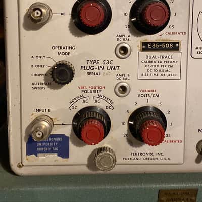 Tektronix 545 1950’s - Blue/Grey image 9