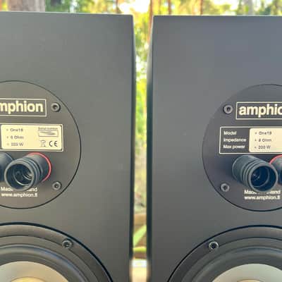 Amphion One18 Passive Studio Monitors - Pair - Black - White image 5