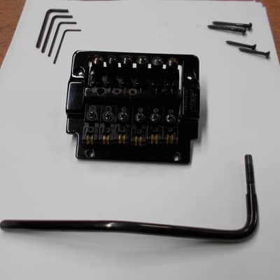 Vintage 80's Kahler USA 2300 Professional Black flat mount tremolo bridge image 1