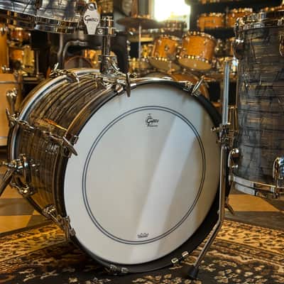 NEW Gretsch USA Custom Drum Set in Sky Blue Pearl - 14x18, 8x12, 14x14 image 6