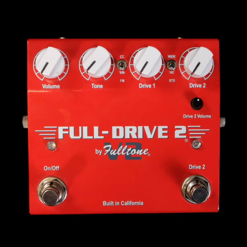 Used Fulltone Full-Drive2 Overdrive Pedal - Red image 1