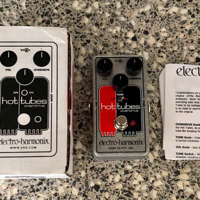 Electro-Harmonix Hot Tubes Nano Overdrive 2013 - Present - Red / Black / Gray image 2