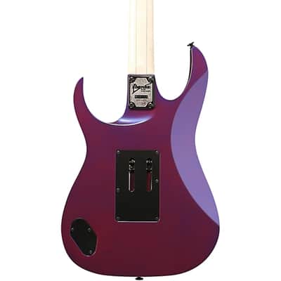 Ibanez Genesis Collection RG550-PN 6-String Solid Body Electric Guitar with Maple Fretboard, Right-Handed, Purple Neon image 5