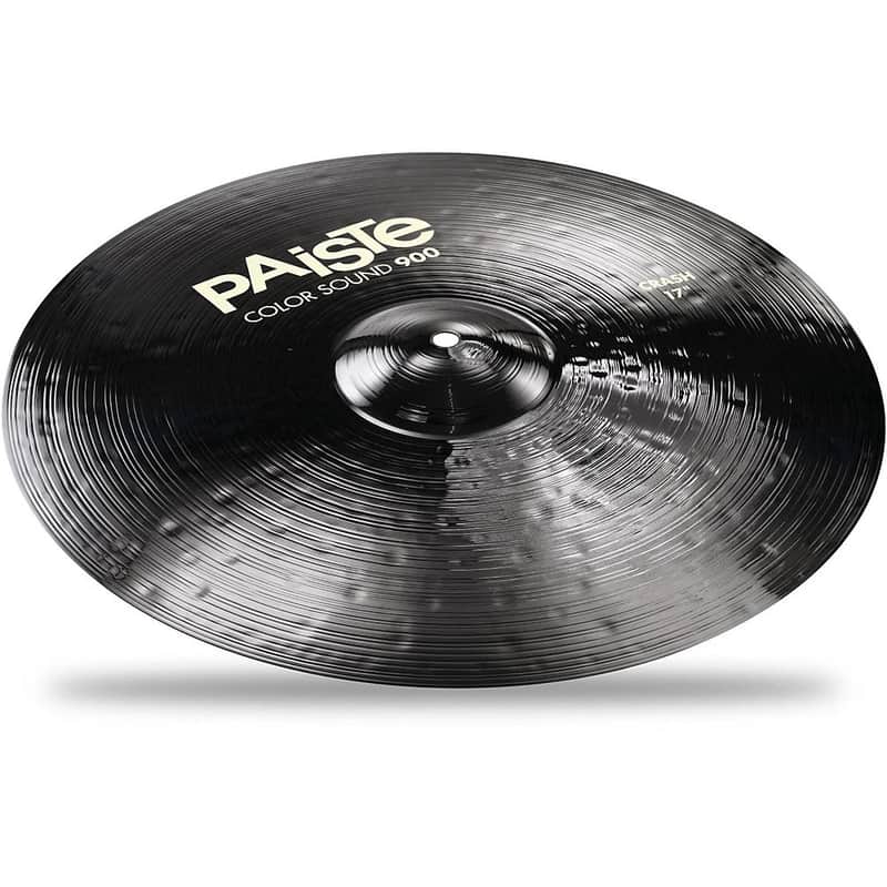 Paiste Color Sound 900 Series Black 17-Inch Crash Cymbal imagen 1