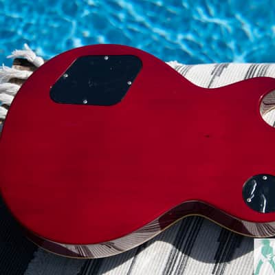 2013 Edwards by ESP E-LP-92SD/QM Limited Model Les Paul Standard w Seymour Duncan PU's! & AAAAA Quilt Top - Black Cherry Finish - Made In Japan - Pro Set-Up! image 10
