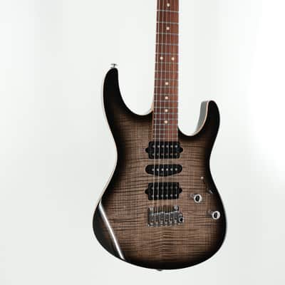 Suhr Modern Plus HSH Guitar w/ Pau Ferro Fingerboard - Trans Charcoal Burst image 2
