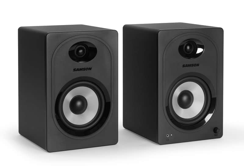 Samson MediaOne M50BT Powered Studio Monitors with Bluetooth image 1