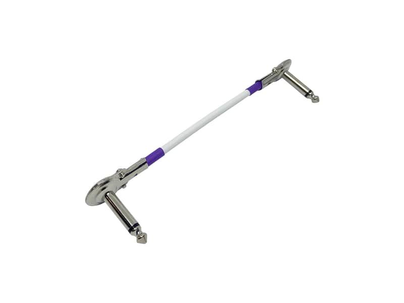 Doc's Basement GhostPatch 6" Super Thin Pedal Patch Cable Purple image 1