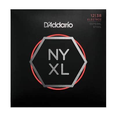 D'Addario NYXL1238PS Nickel Wound Pedal Steel Electric Guitar Strings 12-38 image 1