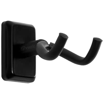 Black Wall Mount Guitar Hanger Gator Frameworks imagen 1