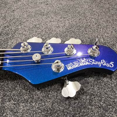 Ernie Ball Music Man BFR Stingray 5 2020 - Kinetic Blue image 10