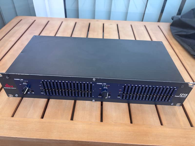 dbx 1215 Dual Channel 15-Band EQ 2000 - Black image 1