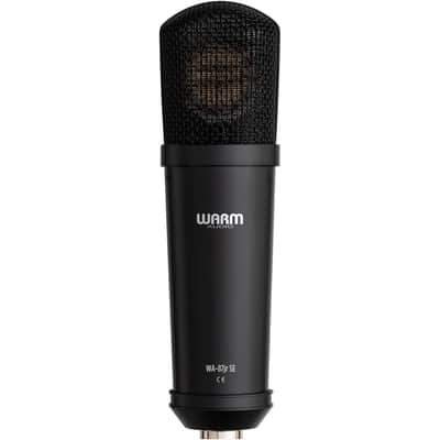 Warm Audio WA-87jr SE Studio Essentials Large Diaphragm Cardioid FET Condenser Microphone - Black image 3