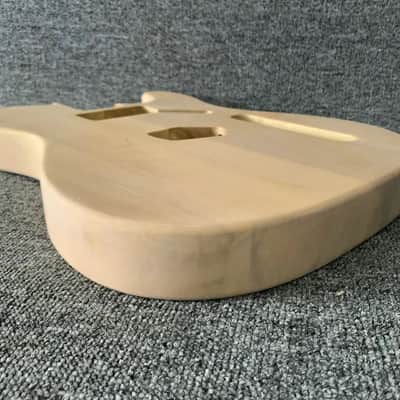 Unfinished Telecaster Style Basswood Guitar Body for Right Hand image 8
