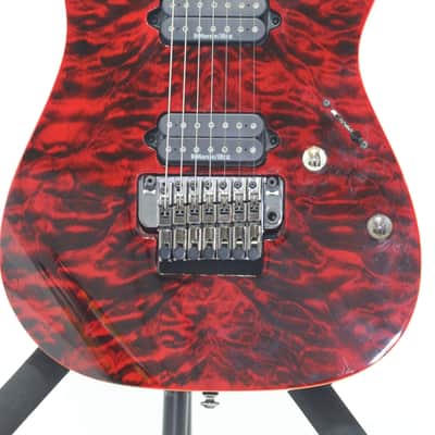 Ibanez Premium RG9 ( RG927 QM )7 String Transparent Red-Quilt Maple Top Ibanez Gig Bag RG7 image 19