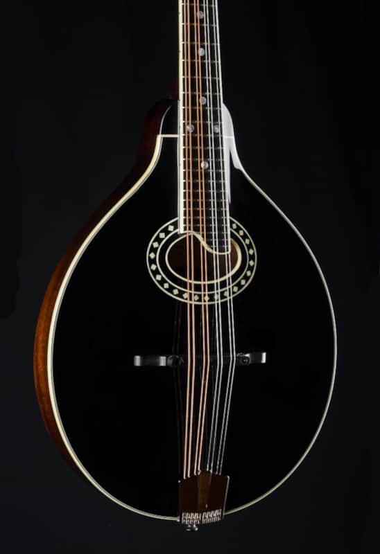 Eastman MD404-BK Oval Hole A-Style Mandolin 2010s - Black image 1